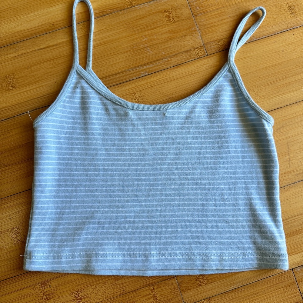 Brandy Melville Blue Camisole Crop Top